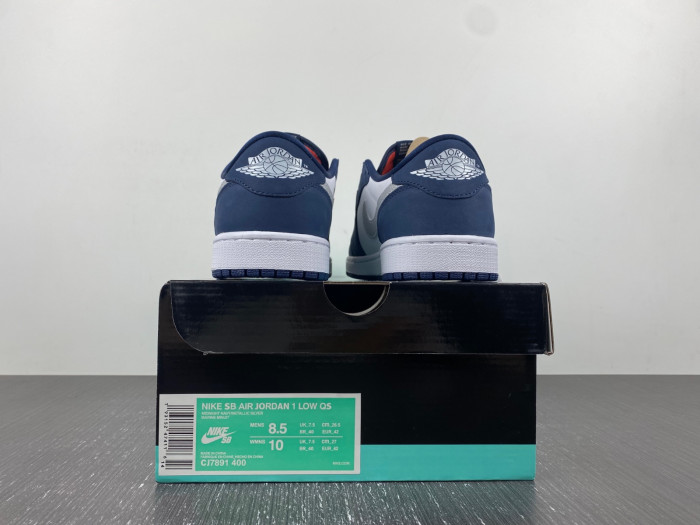 TB Jordan 1 Low SB Midnight Navy CJ7891-400