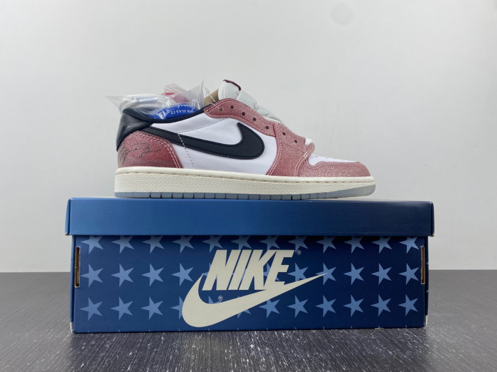 TB TROPHY ROOM X AIR JORDAN 1 LOW OG 'RED BLACK' FN0432-017