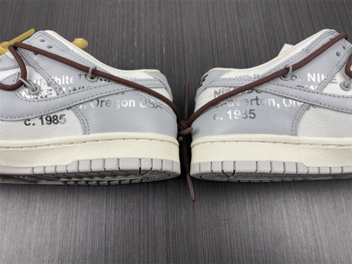 KICKWHO Nike Dunk Low Off-White Lot 46 DM1602-102