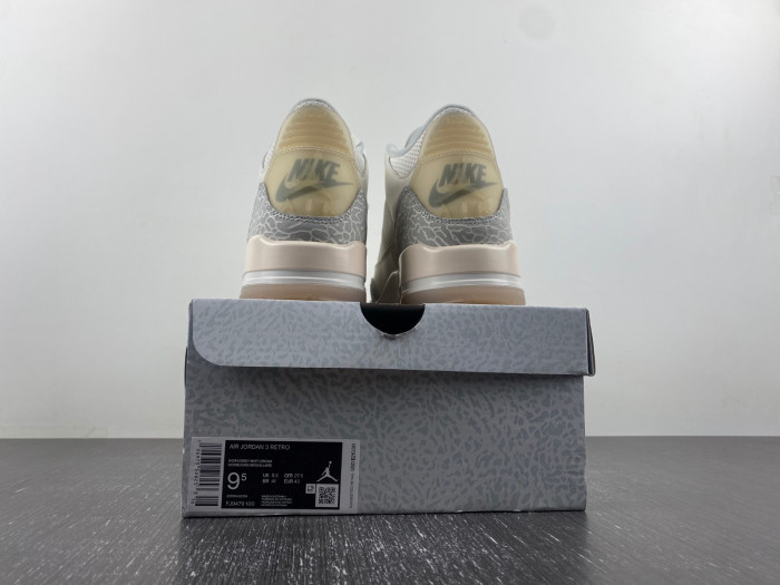 TB Air Jordan 3 Craft Ivory FJ9479-100