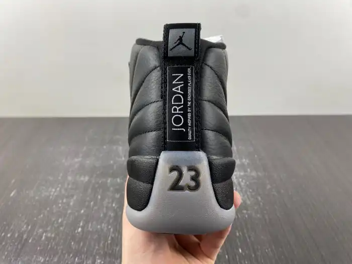 Affordable Air Jordan 12 Black Wolf Grey CT8013-019