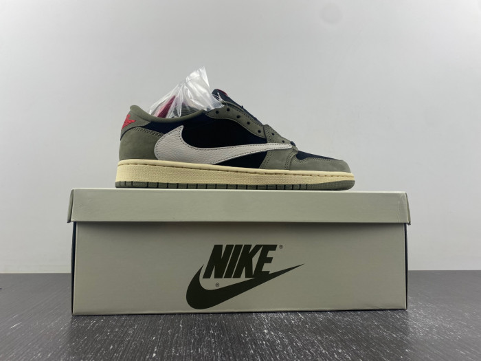 TB TRAVIS SCOTT X AIR JORDAN 1 LOW OG SP 'BLACK OLIVE' DM7866-002