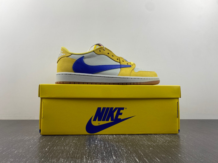 TB Travis Scott x Air Jordan 1 Low OG Canary DZ4137-700