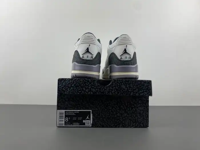 Cheap reps HYPE Air Jordan 3 Cement Grey CT8532-106