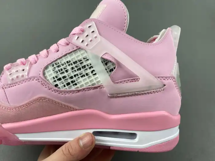 Cheap OFF-WHITE X JORDAN 4 PINK