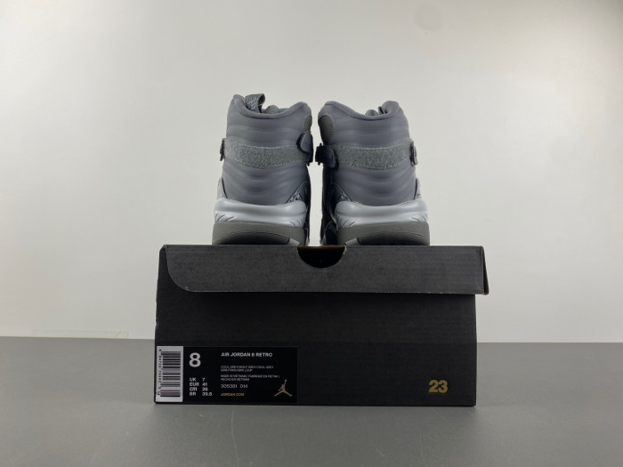 TB Jordan 8 Retro Cool Grey 305381-014