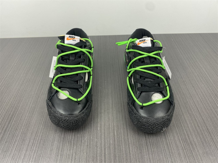 KICKWHO Off-White x Nike Blazer Low "Black   Green" DH7863-001