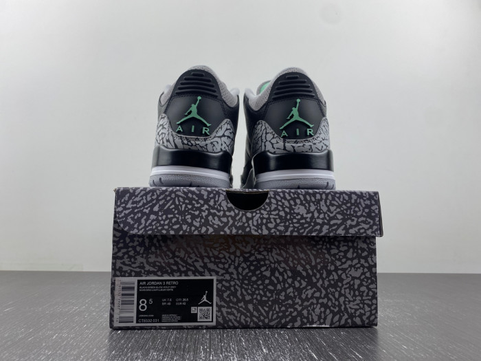 TB Air Jordan 3 Green Glow CT8532-031