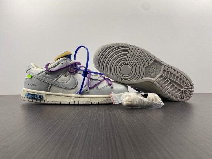 KICKWHO Nike Dunk Low Off-White Lot 48 DM1602-107