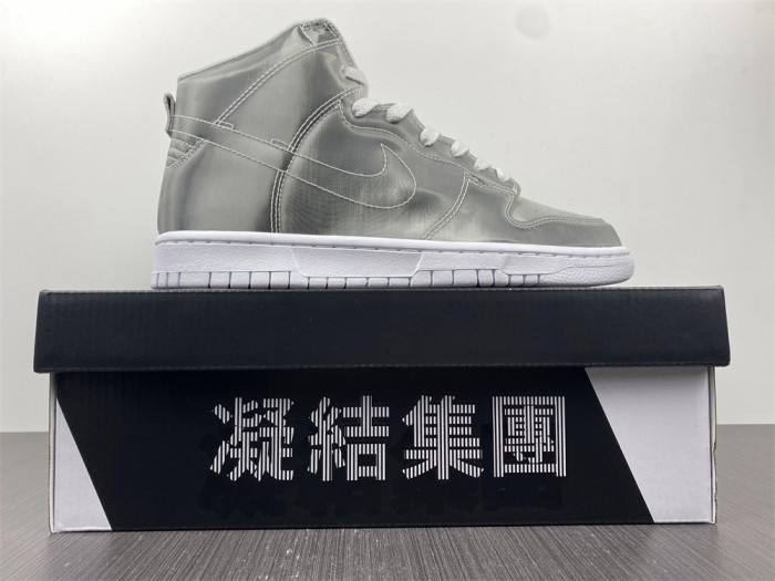 TB Nike Dunk High CLOT Metallic Silver DH4444-900