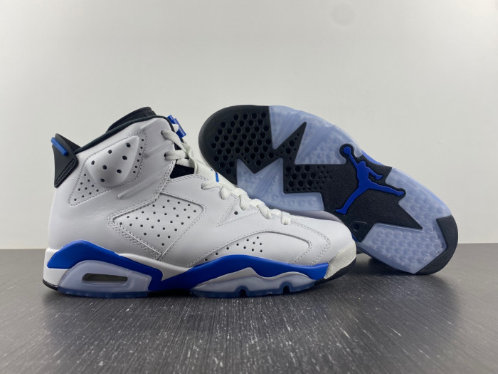 TB Air Jordan 6 Retro Sport Blue (2014) 384664-107