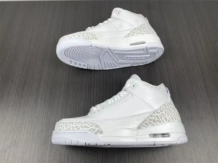 Cheap Air Jordan 3 Retro PS 'Triple White' 429487-111