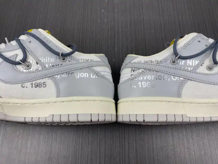 Rep LY Nike Dunk Low Off-White Lot 41 DM1602-105