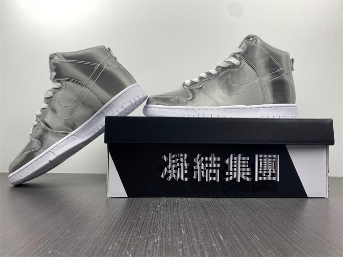 TB Nike Dunk High CLOT Metallic Silver DH4444-900