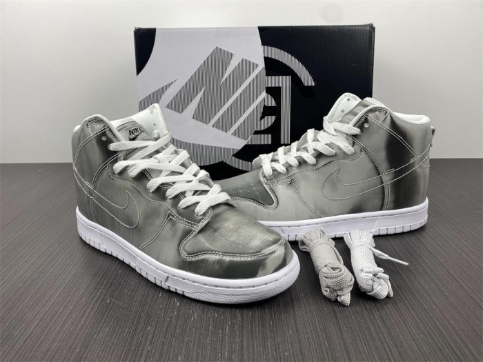 TB Nike Dunk High CLOT Metallic Silver DH4444-900