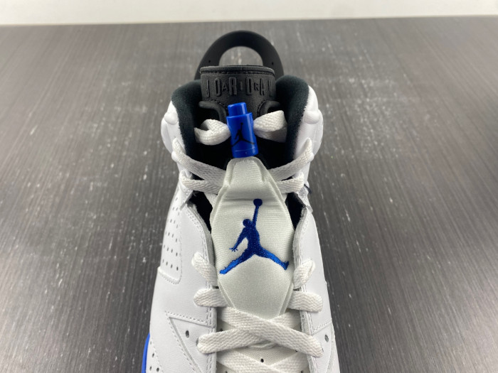 TB Air Jordan 6 Retro Sport Blue (2014) 384664-107