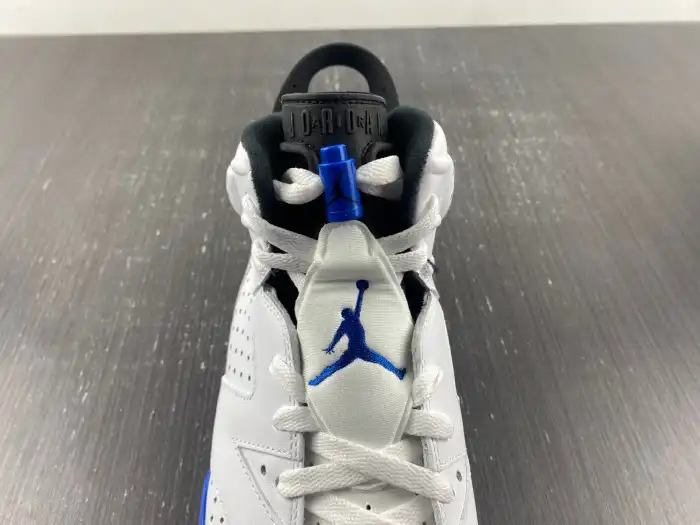 Cheap TBK Air Jordan 6 Retro Sport Blue (2014) 384664-107