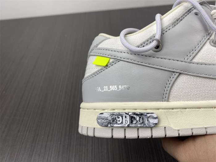 KICKWHO Nike Dunk Low Off-White Lot 49 DM1602-123