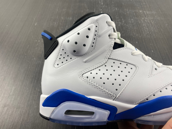 TB Air Jordan 6 Retro Sport Blue (2014) 384664-107