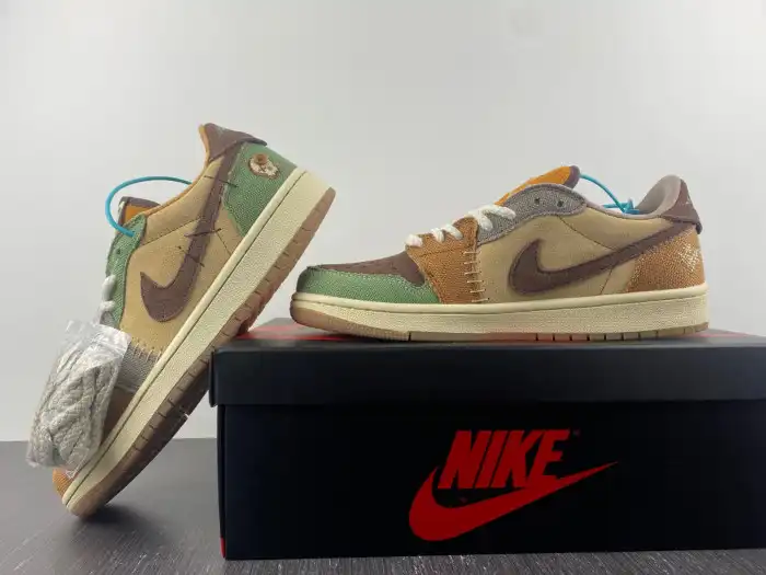 Rep Jordan 1 Retro Low OG Zion Williamson Voodoo DZ7292-200