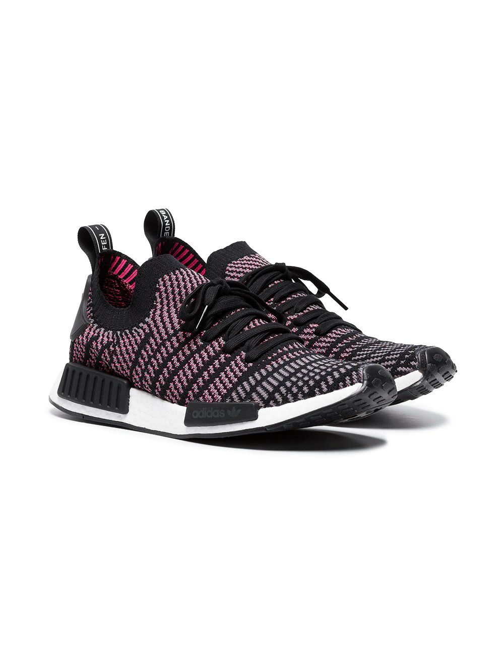 TB adidas NMD_R1 STLT Primeknit "Core Black" sneakers 