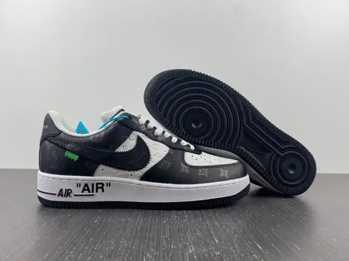 Cheap Louis Vuitton Nike Air Force 1 Low Black