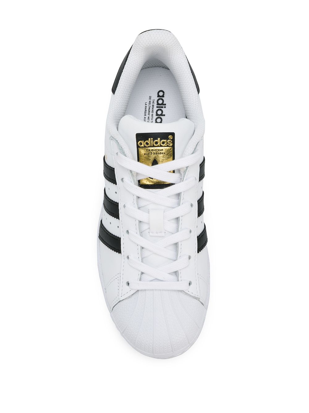 TB adidas Superstar "White Black Gold" sneakers 