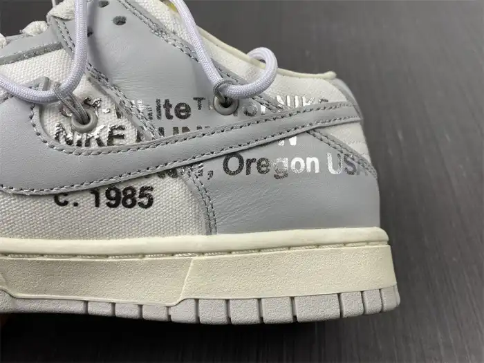 Rep LY Nike Dunk Low Off-White Lot 49 DM1602-123