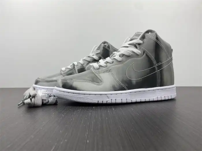 Husky Nike Dunk High CLOT Metallic Silver DH4444-900