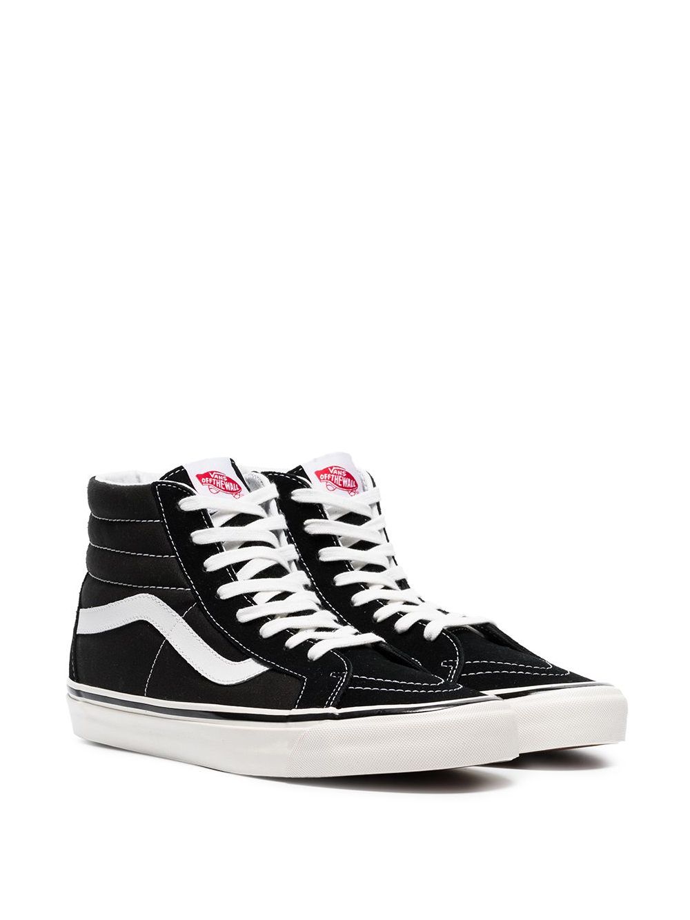 TB Vans black and white SK8-Hi 38 DX suede leather and canvas sneakers 