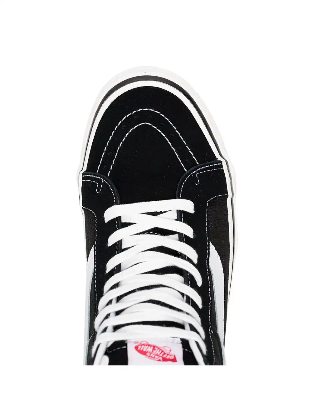 Bmlin Vans black and white SK8-Hi 38 DX suede leather and canvas sneakers 