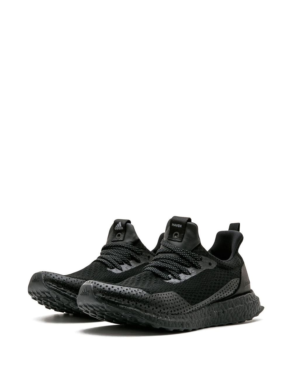 KICKWHO adidas x HAVEN Ultraboost Uncaged "Triple Black" sneakers 