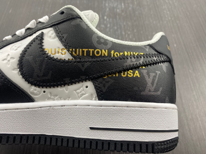 TB Louis Vuitton Nike Air Force 1 Low Black