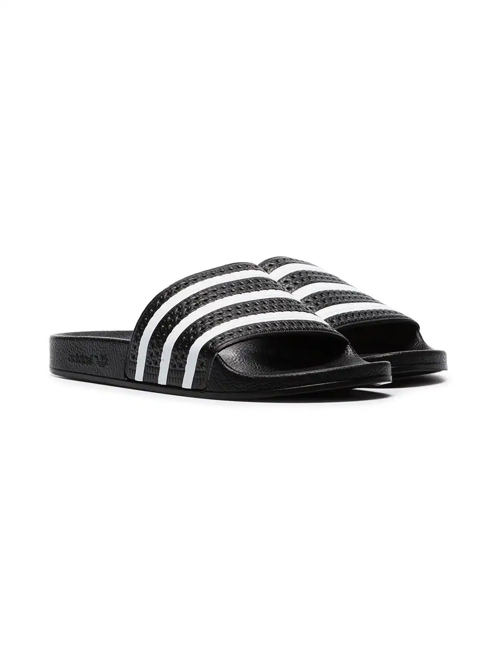 Affordable adidas Adilette three-stripe slides 