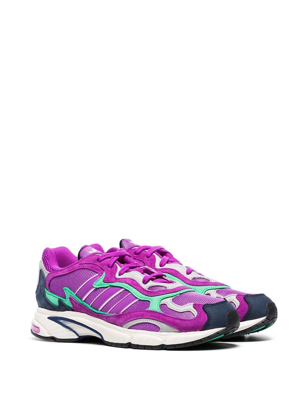 KICKWHO adidas purple Temper Run suede sneakers 