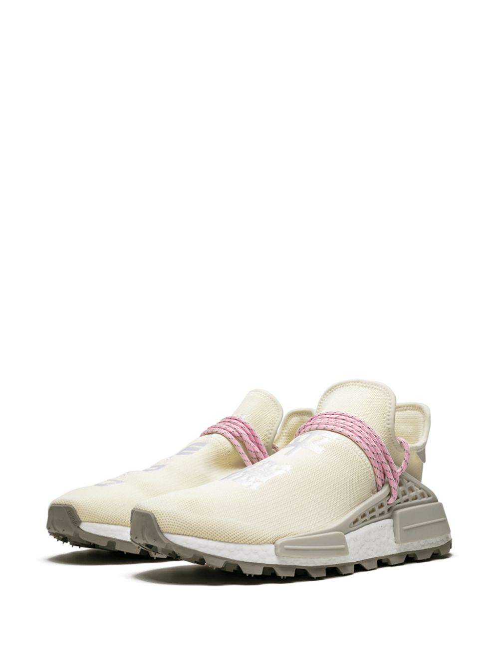 KICKWHO adidas x Pharrell Williams NMD Hu NERD 'Cream' sneakers 