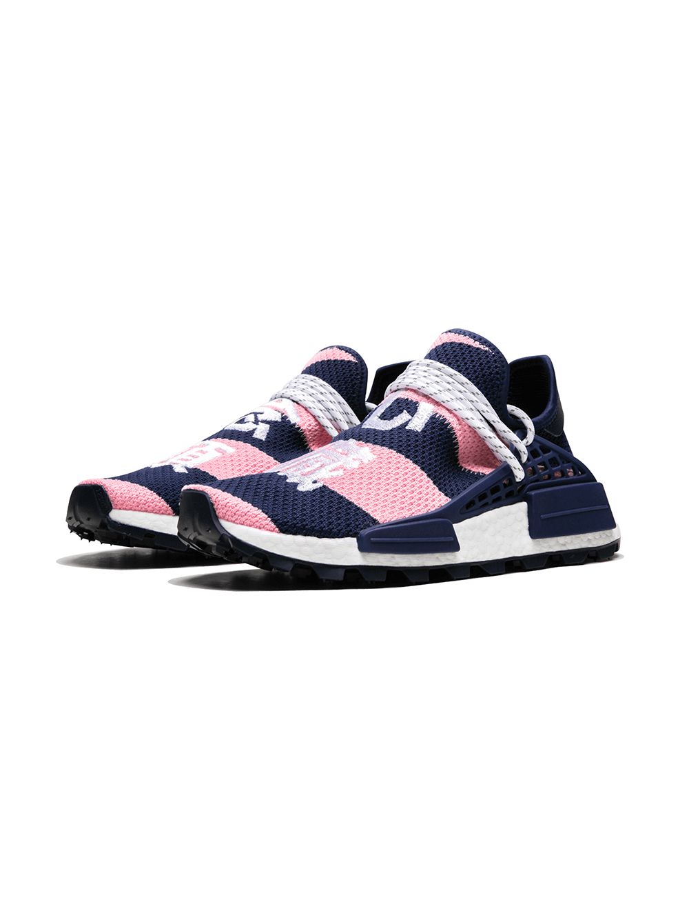 KICKWHO adidas x Pharrell Williams NMD Hu "BBC - Heart And Mind - Pink Blue" sneakers 