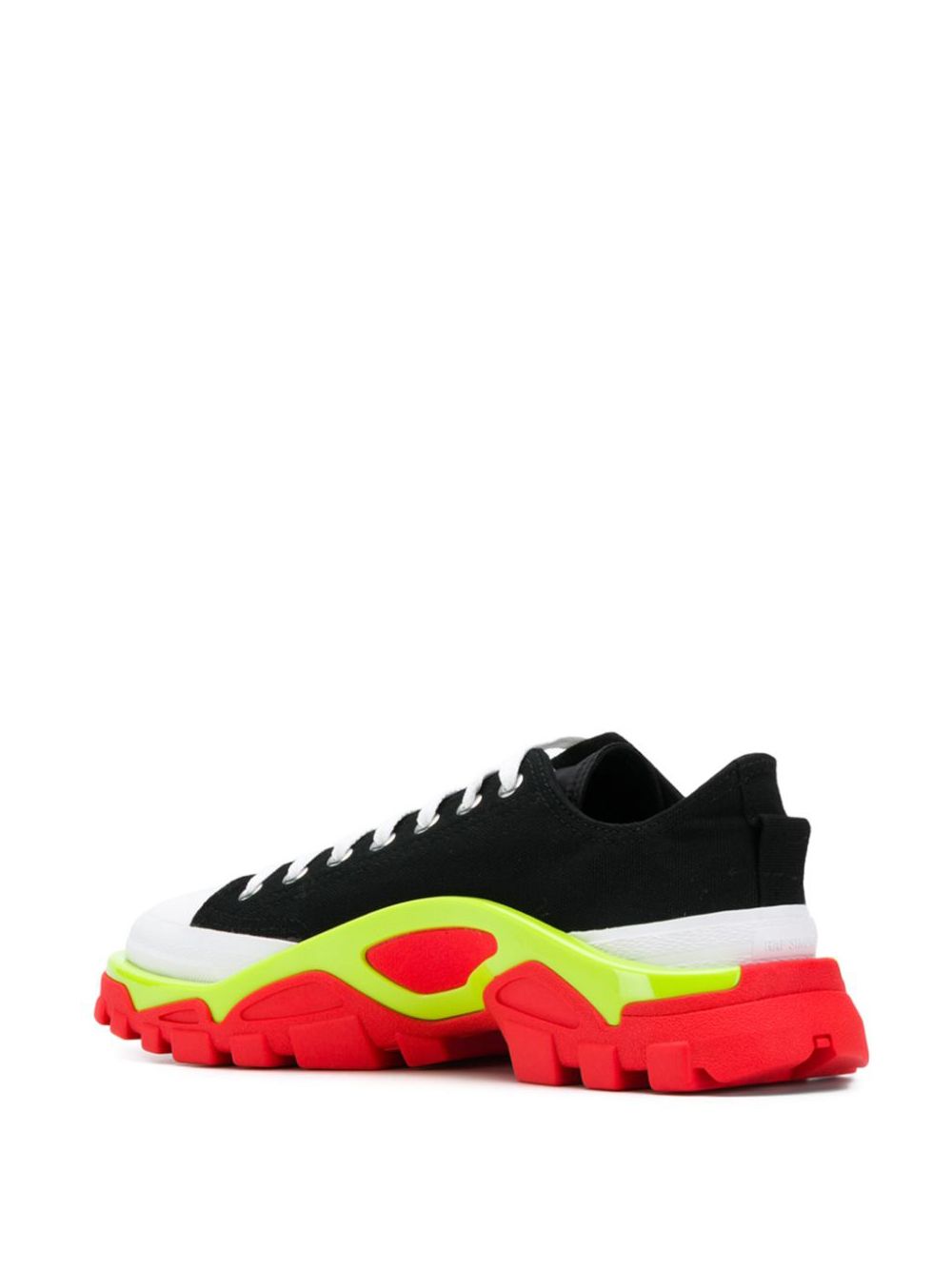 TB adidas by Raf Simons x Raf Simons Detroit Runner contrast sole low-top cotton sneakers 