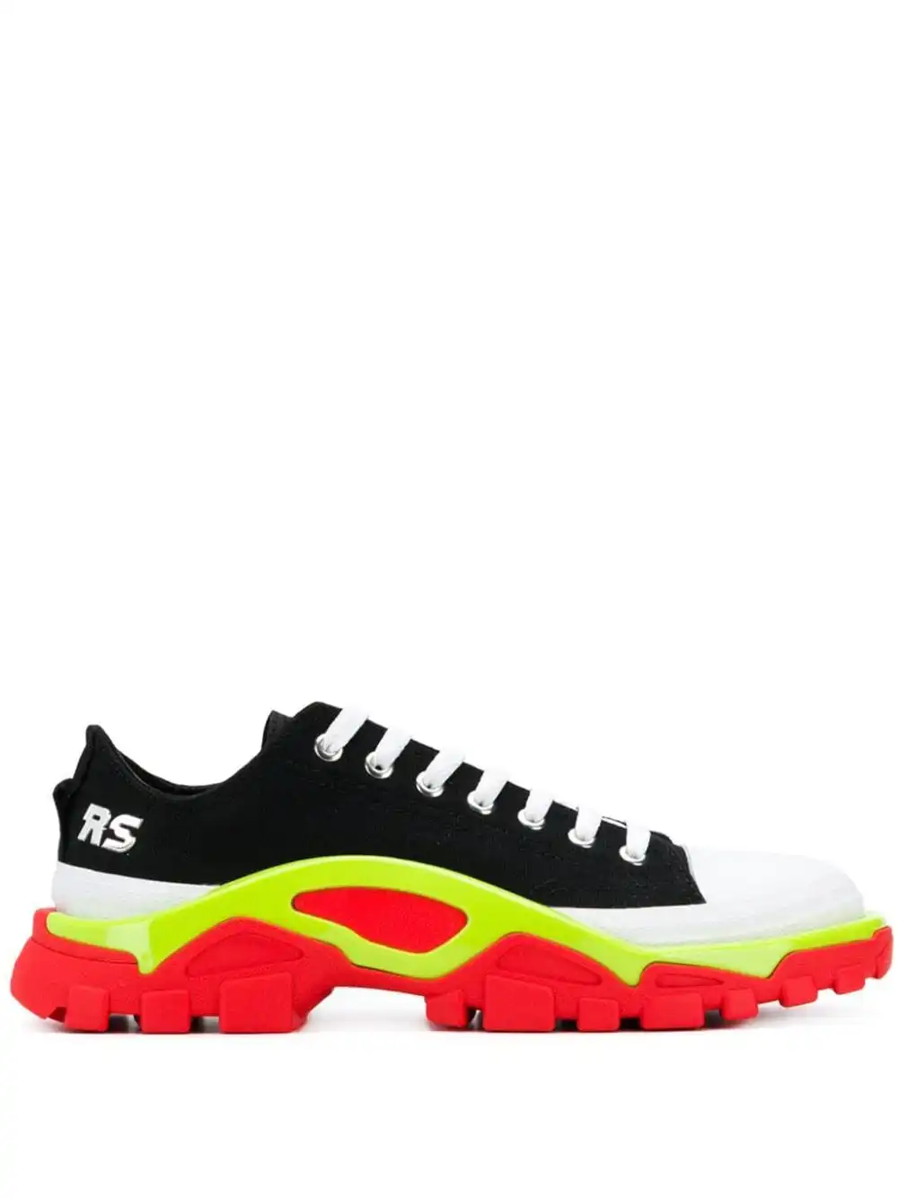 Cheap adidas by Raf Simons x Raf Simons Detroit Runner contrast sole low-top cotton sneakers 