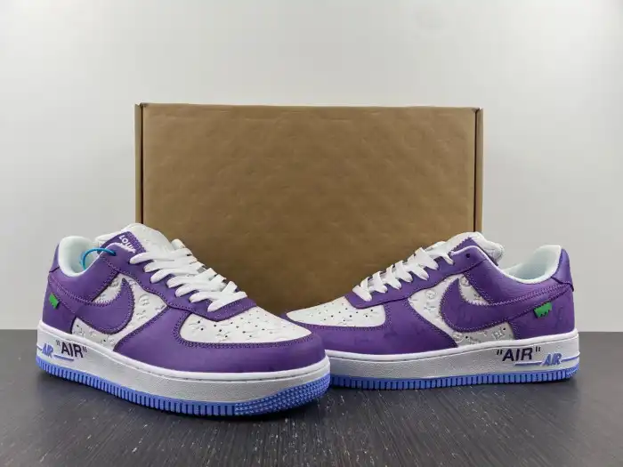 Rep LY Louis Vuitton Nike Air Force 1 Low Purple