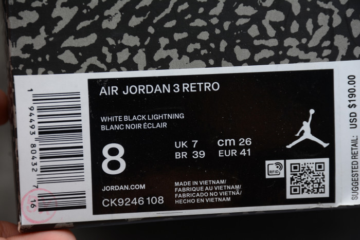 KICKWHO AIR JORDAN 3 RETRO LASER ORANGE (W) CK9246-108