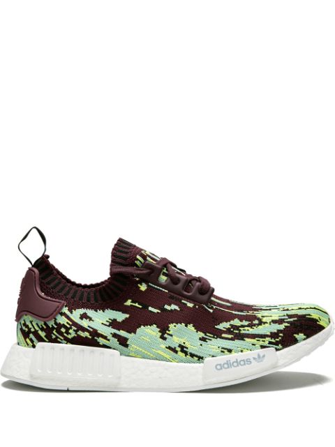 TB adidas x Sneakersnstuff NMD R1 Primeknit Datamosh 2.0 "Maroon" sneakers 