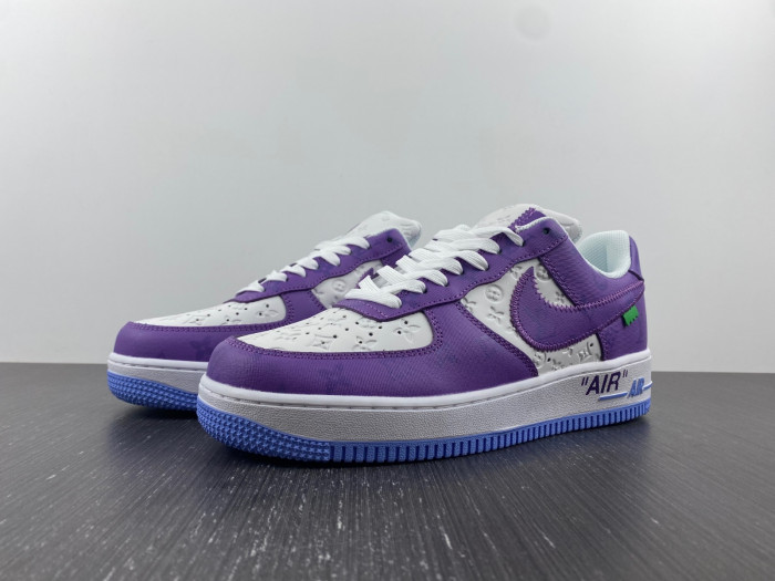 TB Louis Vuitton Nike Air Force 1 Low Purple