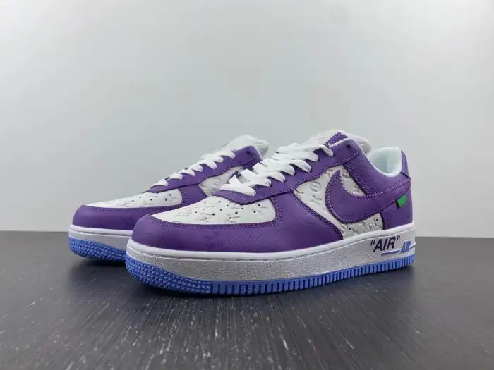 Bmlin Shoes Louis Vuitton Nike Air Force 1 Low Purple