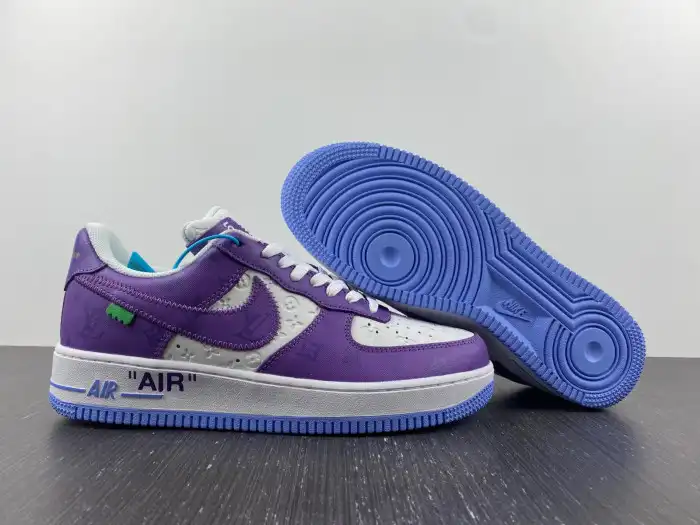 Rep LY Louis Vuitton Nike Air Force 1 Low Purple