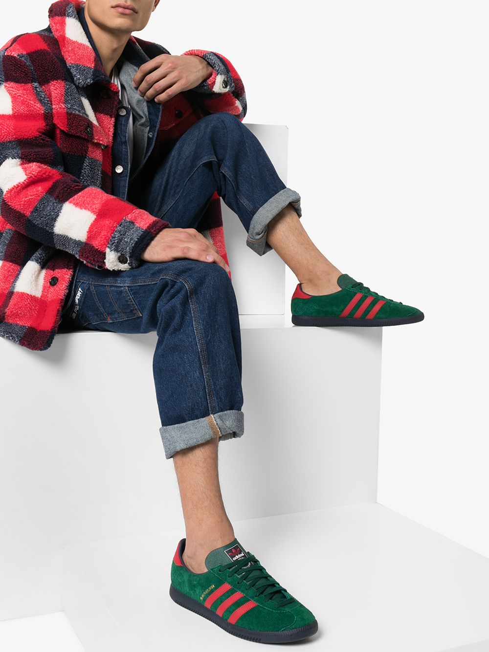 TB adidas Blackburn SPZL "Collegiate Green Scarlet" sneakers 