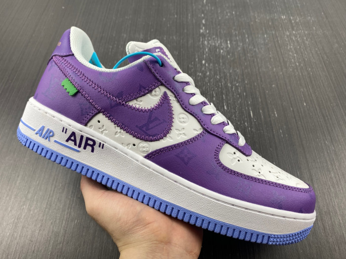 TB Louis Vuitton Nike Air Force 1 Low Purple