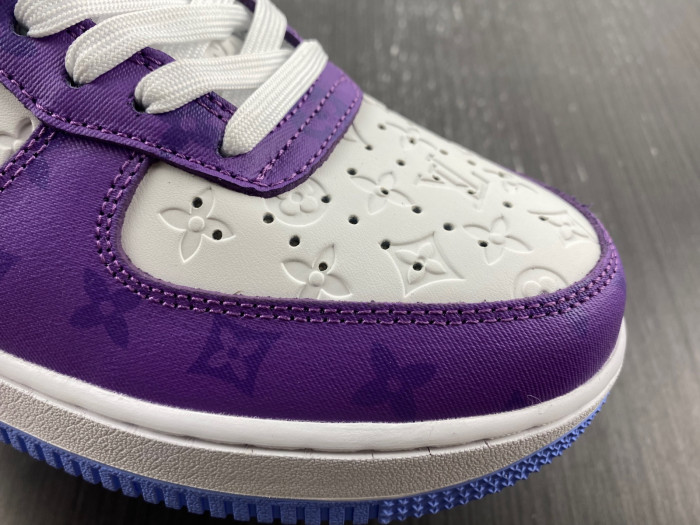 TB Louis Vuitton Nike Air Force 1 Low Purple