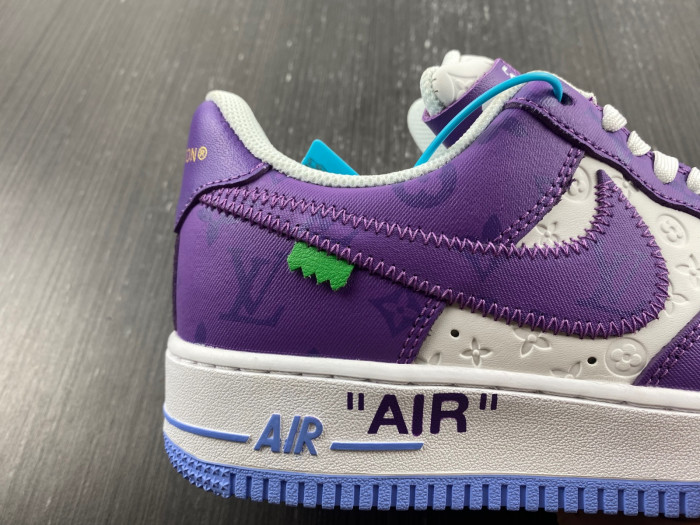 TB Louis Vuitton Nike Air Force 1 Low Purple