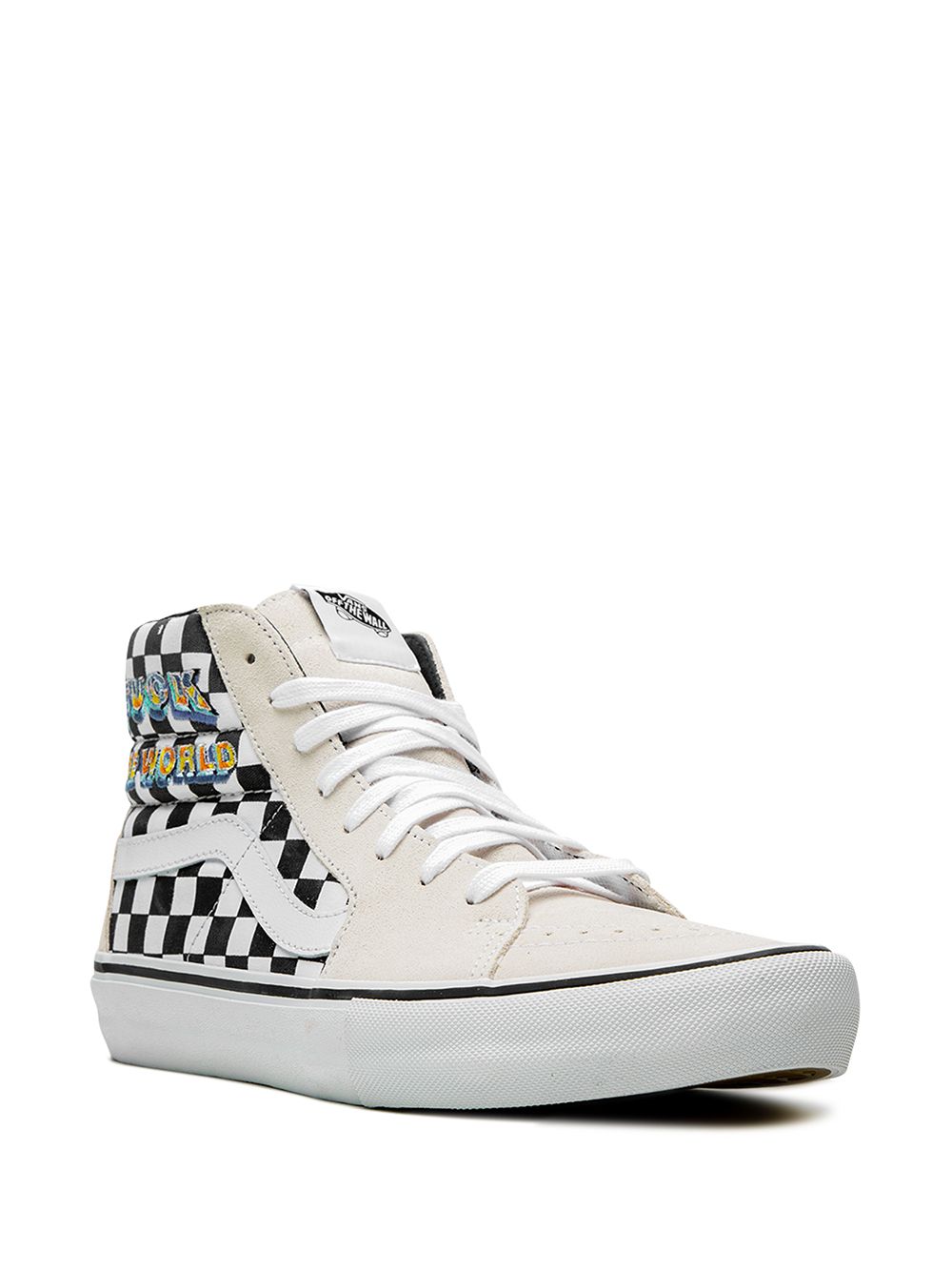 TB Vans x Supreme Sk8-Hi Pro "F*ck The World - Checkerboard" sneakers 